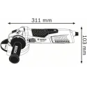 Шлифмашина BOSCH GWS 19-125 CIST Professional 060179S002