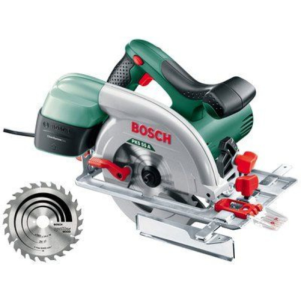 Пила настольная BOSCH pks 55 a + zb (0603501002)